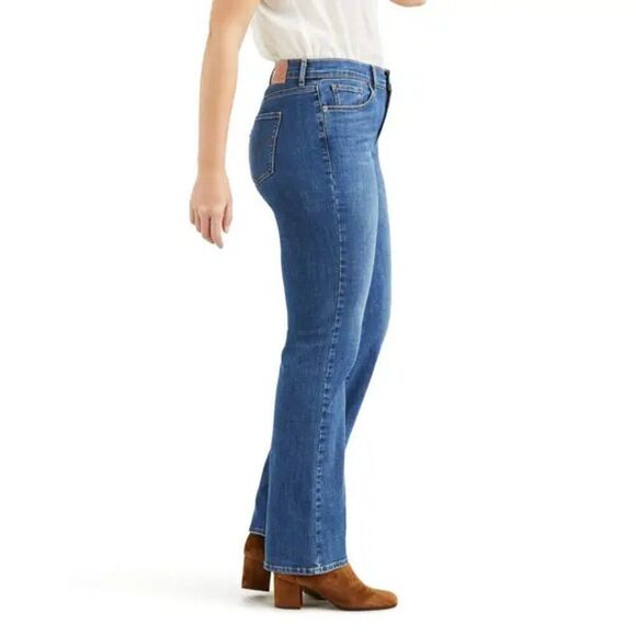 Levi's Bootcut 550 Relaxed Stretch Size 8L 8 Long - Picture 4 of 15